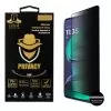 IDOL 1991 PRIVACY ANTISPY TEMPERED GLASS MOTOROLA MOTO G 5G 2025 6.7in 9H 0.25mm SEMI CURVED FULL GLUE BLACK