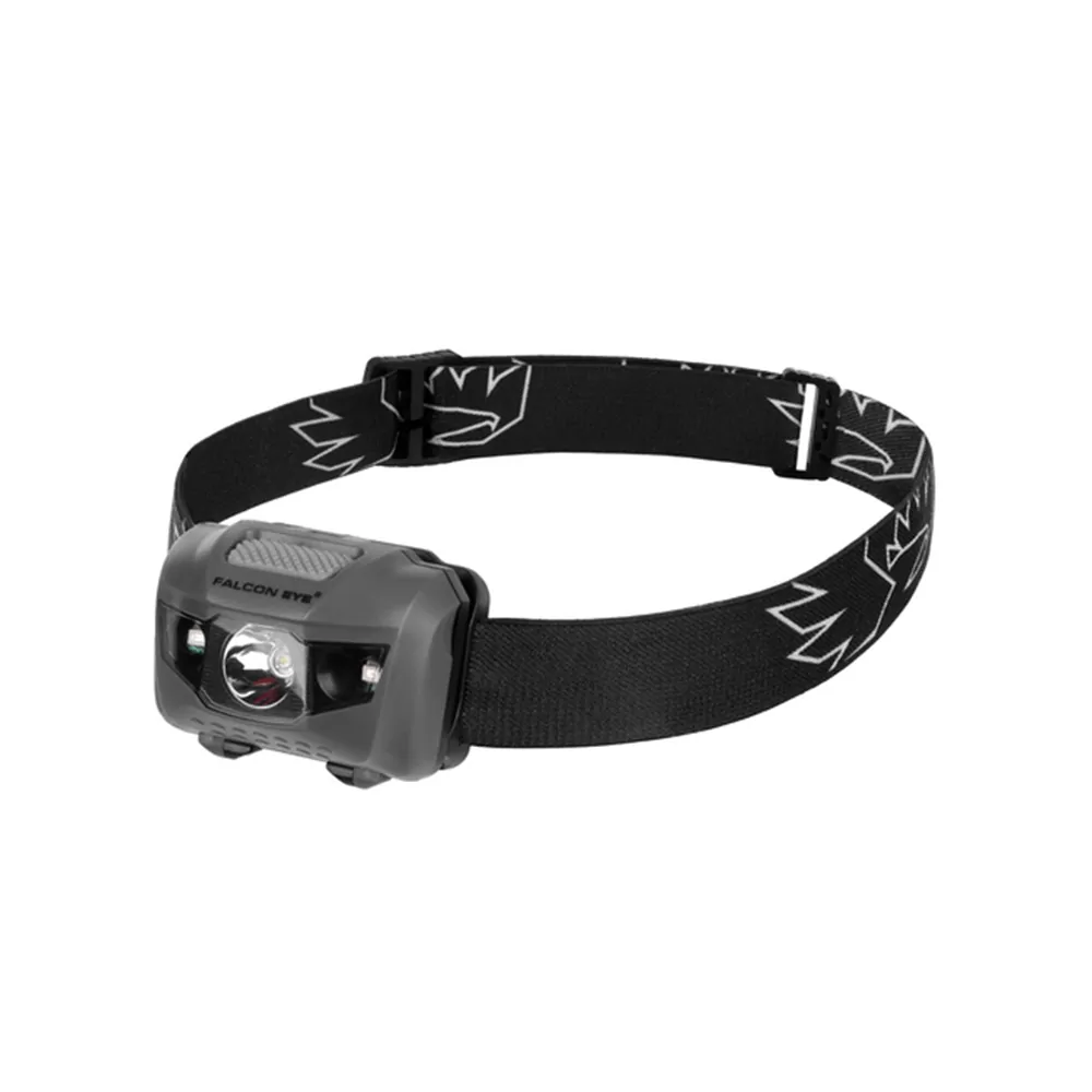 FALCON ΦΑΚΟΣ ΚΕΦΑΛΗΣ ΜΠΑΤΑΡΙΑΣ SIZE 3 x R03/AAA LED FHL0012 160 LM ΑΝΘΕΚΤΙΚΟΣ ΣΕ ΣΚΟΝΗ ΚΑΙ ΝΕΡΟ (IP54) ΚΑΟΥΤΣΟΥΚ ΓΚΡΙ - Image 3