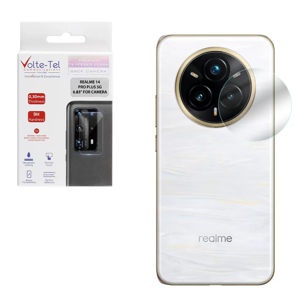 VOLTE-TEL CAMERA TEMPERED GLASS REALME 14 PRO PLUS 5G 6.83in 9H 0.30mm