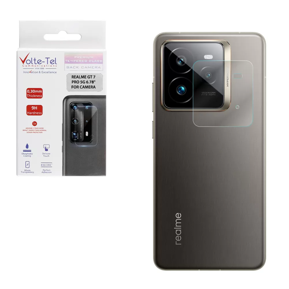 VOLTE-TEL CAMERA TEMPERED GLASS REALME GT 7 PRO 5G 6.78in 9H 0.30mm