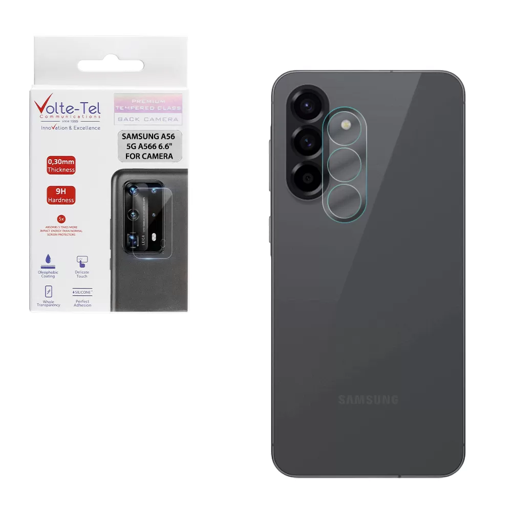 VOLTE-TEL CAMERA TEMPERED GLASS SAMSUNG A56 5G A566 6.6in 9H 0.30mm