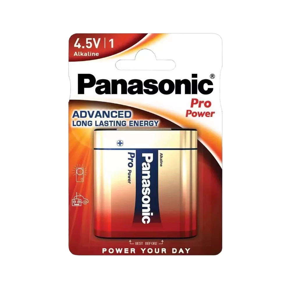 PANASONIC ΜΠΑΤΑΡΙΕΣ ΑΛΚΑΛΙΚΕΣ 3LR12 4.5V ALKALINE PRO POWER 1/BLISTER