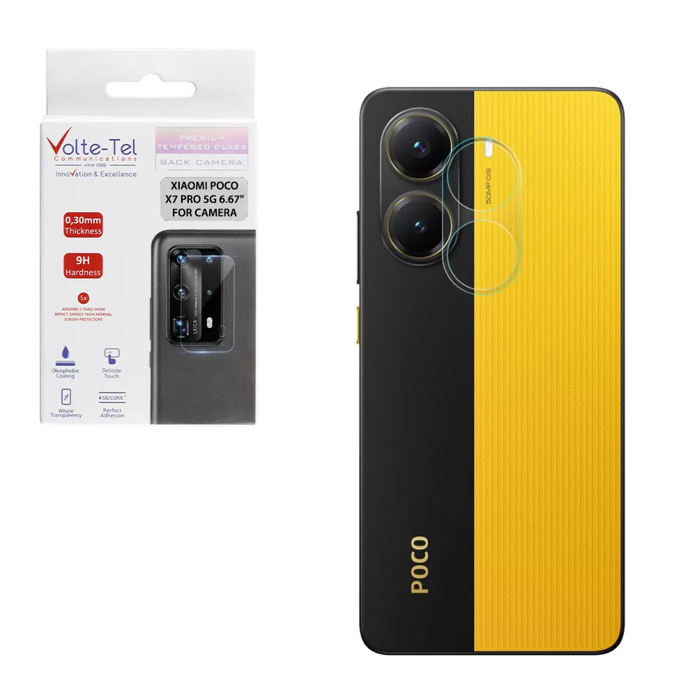 VOLTE-TEL CAMERA TEMPERED GLASS XIAOMI POCO X7 PRO 5G 6.67in 9H 0.30mm