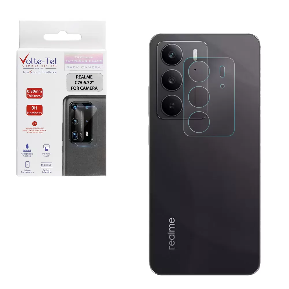 VOLTE-TEL CAMERA TEMPERED GLASS REALME C75 6.72in 9H 0.30mm