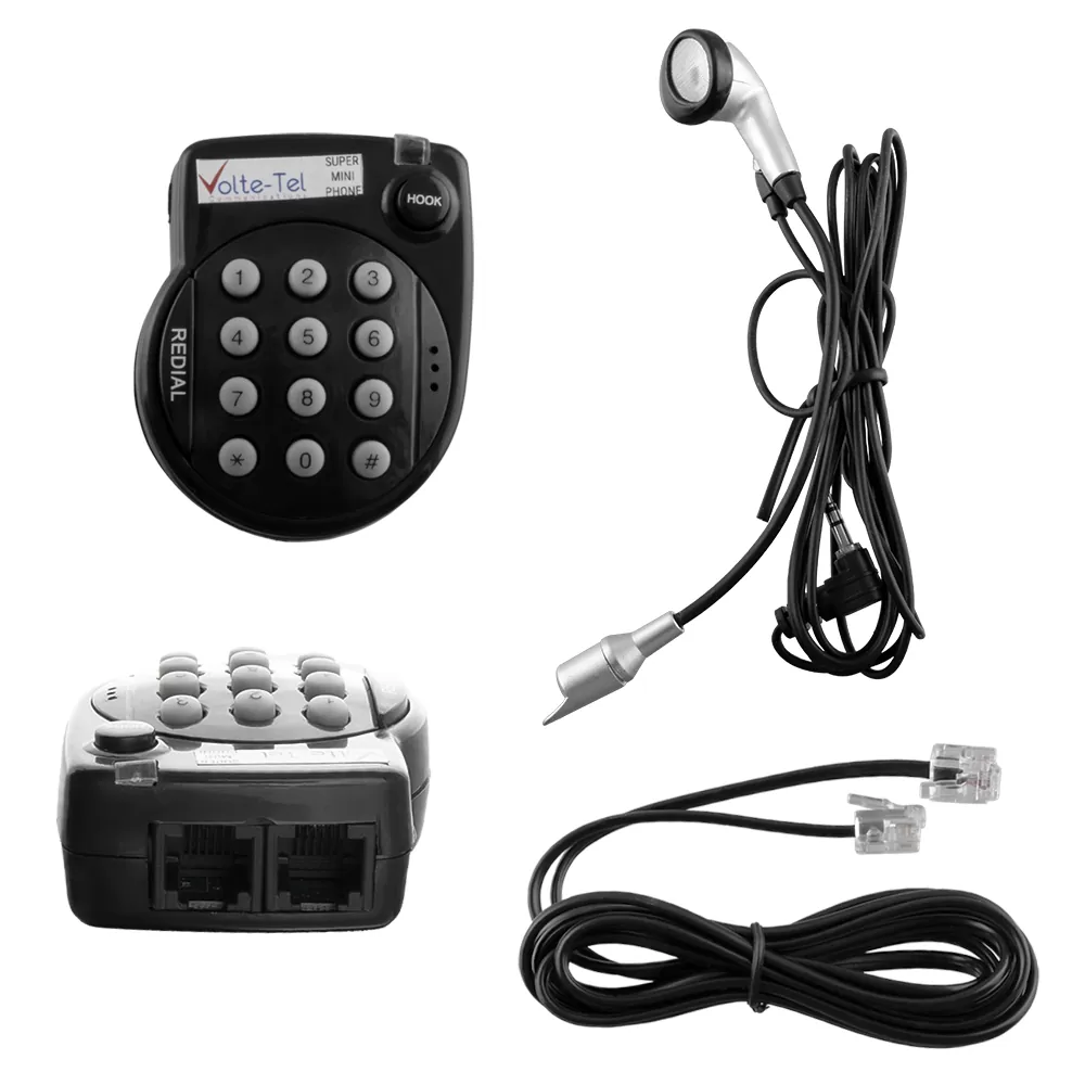 VOLTE-TEL ΕΝΣΥΡΜΑΤΟ ΤΗΛΕΦΩΝΟ ΨΗΦΙΑΚΟ VOLTE-TEL MINI PHONE ΜΕ HANDS FREE