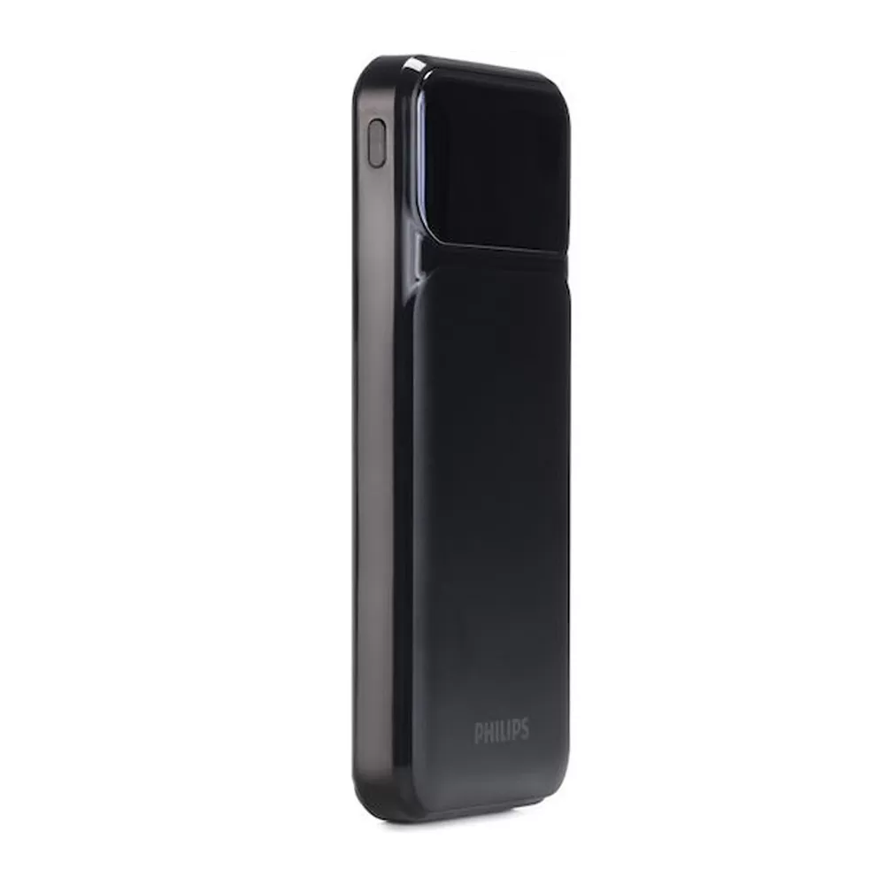 PHILIPS POWER POWER BANK DLP1922CB 10000mAh OUTPUT USB-C 5V-3A/USB-A 5V-2A ΜΕ ΕΝΣΩΜΑΤΩΜΕΝΑ ΚΑΛΩΔΙΑ USB-C,USB-A & LIGHTNING BLACK - Image 4