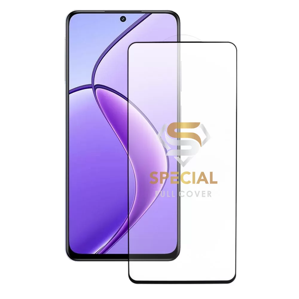 IDOL 1991 SPECIAL TEMPERED GLASS REALME 12X 5G 6.67in 9H 0.25mm FULL COVER FINGER UNLOCK FULL GLUE BLACK