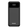 PHILIPS POWER POWER BANK DLP1922CB 10000mAh OUTPUT USB-C 5V-3A/USB-A 5V-2A ΜΕ ΕΝΣΩΜΑΤΩΜΕΝΑ ΚΑΛΩΔΙΑ USB-C,USB-A & LIGHTNING BLACK