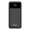 PHILIPS POWER POWER BANK DLP1922CB 10000mAh OUTPUT USB-C 5V-3A/USB-A 5V-2A ΜΕ ΕΝΣΩΜΑΤΩΜΕΝΑ ΚΑΛΩΔΙΑ USB-C,USB-A & LIGHTNING BLACK