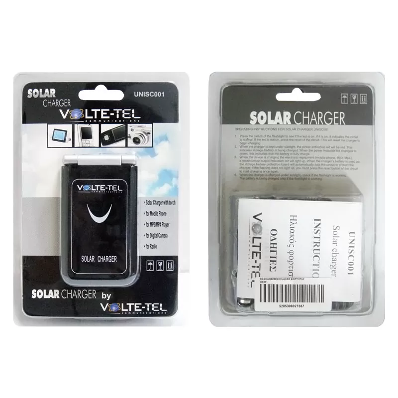 ΗΛΙΑΚΟΣ ΦΟΡΤΙΣΤΗΣ/BATTERY BANK 1000mA VOLTE-TEL SC001 BLACK 5K - Image 2