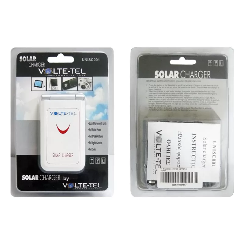 ΗΛΙΑΚΟΣ ΦΟΡΤΙΣΤΗΣ/BATTERY BANK 1000mA VOLTE-TEL SC001 WHITE 5K - Image 2