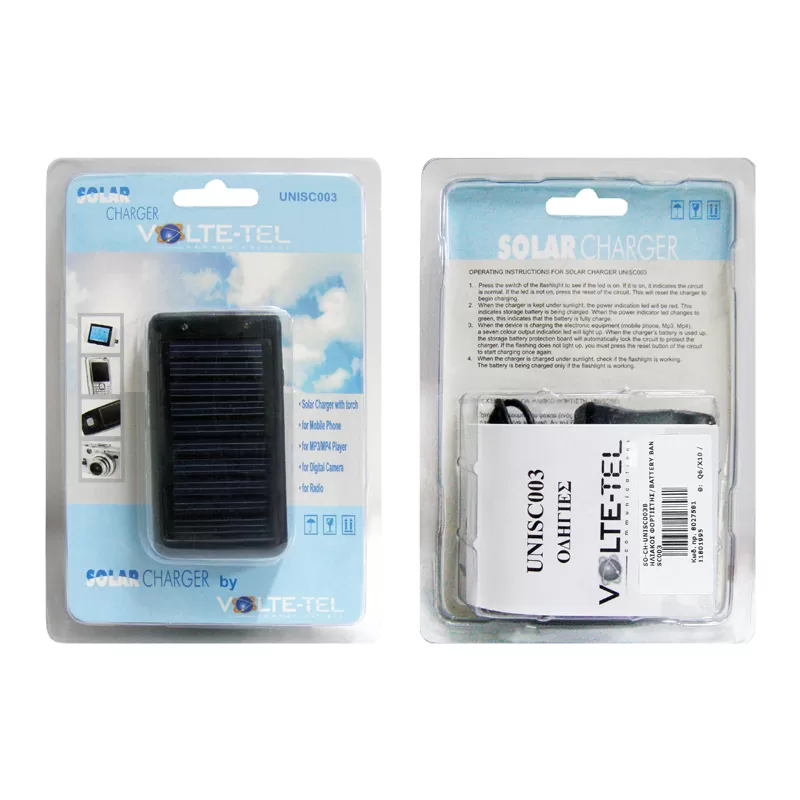 ΗΛΙΑΚΟΣ ΦΟΡΤΙΣΤΗΣ/BATTERY BANK 1000mA VOLTE-TEL SC003 BLACK 5K - Image 2