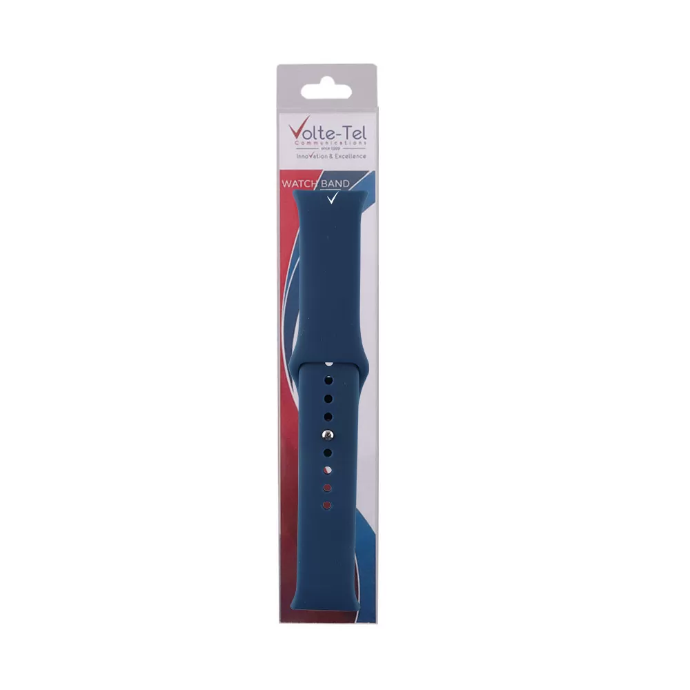 VOLTE-TEL VT150 ΛΟΥΡΑΚΙ ΡΟΛΟΓΙΟΥ ΣΙΛΙΚΟΝΗΣ XIAOMI REDMI WATCH 4/WATCH 5/SMART BAND 8 PRO/SMART BAND 9 PRO BLUE - Image 2
