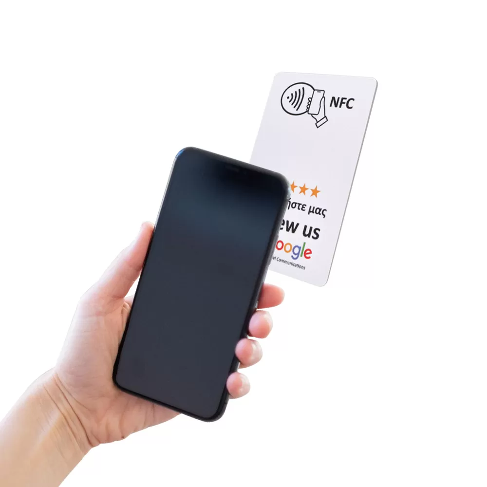 GOOGLE REVIEW CARD WITH NFC BY VOLTE-TEL WHITE - Image 3