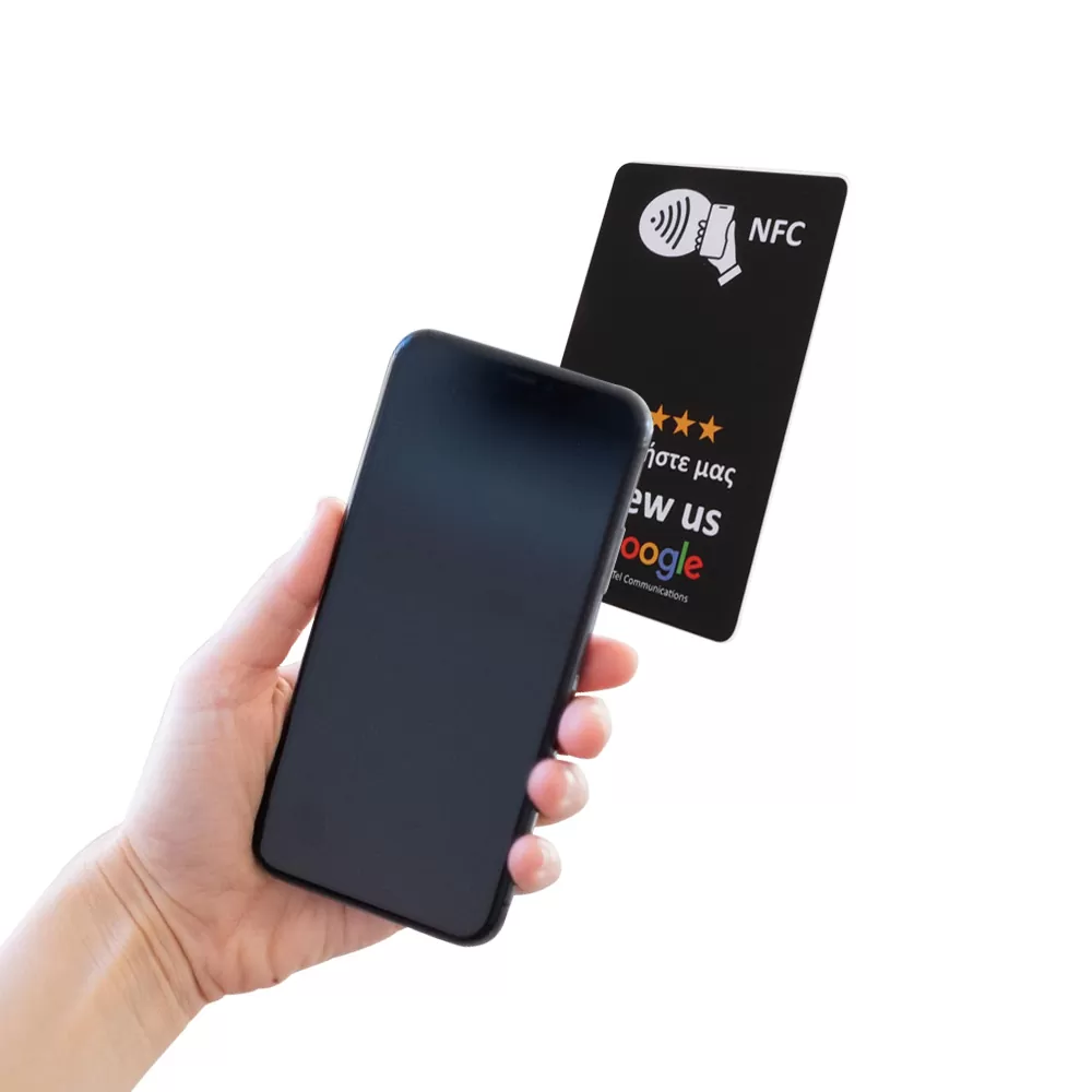 GOOGLE REVIEW CARD WITH NFC BY VOLTE-TEL BLACK - Image 3