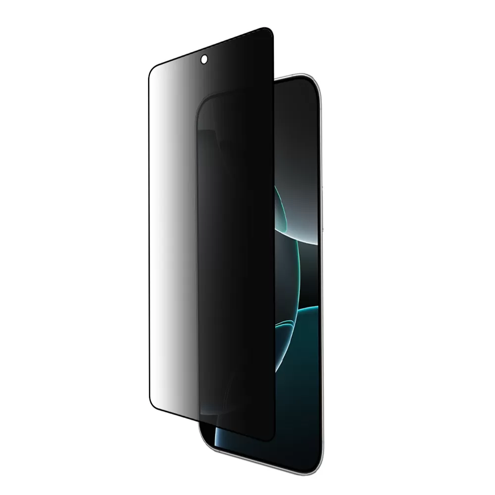 IDOL 1991 PREMIUM PRIVACY ANTISPY TEMPERED GLASS IPHONE 17 6.3in 9H 0.25mm SEMI CURVED FULL GLUE BLACK - Image 7