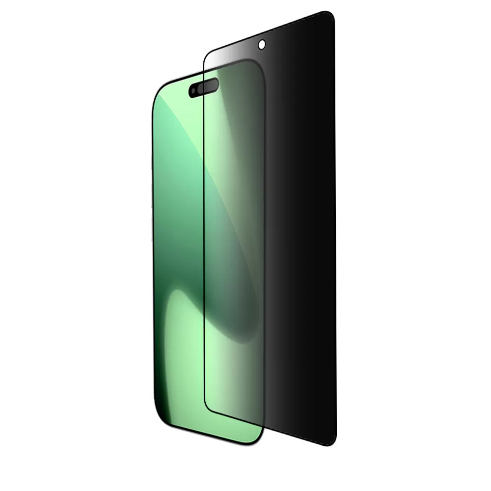 IDOL 1991 PREMIUM PRIVACY ANTISPY TEMPERED GLASS IPHONE 17 AIR 6.5in 9H 0.25mm SEMI CURVED FULL GLUE BLACK - Image 7