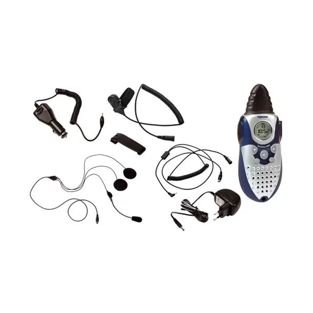 PMR TOPCOM TWINTALKER ST 6800+ ΑΣΥΡΜΑΤΟΣ ΠΟΜΠΟΔΕΚΤΗΣ PMR WALKIE TALKIE 6KM MOTOR PACK ΜΠΛΕ - Image 2