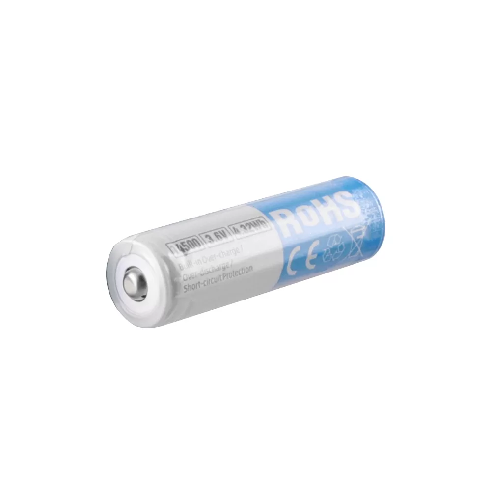 XTAR ΜΠΑΤΑΡΙΑ ΕΠΑΝΑΦΟΡΤΙΖΟΜΕΝΗ ΛΙΘΙΟΥ 14500 AA/ FR6 3.6V 1200mAh Li-ion ΜΕ ΠΡΟΣΤΑΣΙΑ - Image 3