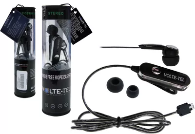HANDS FREE LG KG800/KE970/KU990 VOLTE-TEL ROPE VT607+VT014 ON/OFF 2pcs BLACK - Image 4