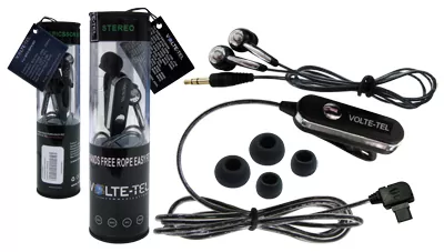 HANDS FREE SAMSUNG D500 ROPE VOLTE-TEL VT607+VT014 STEREO ON/OFF2pcs BLACK - Image 4