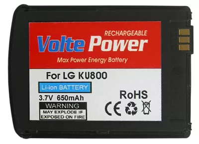 ΜΠΑΤΑΡΙΑ LG KU800 650mAh Li-ion VoltePower - Image 2