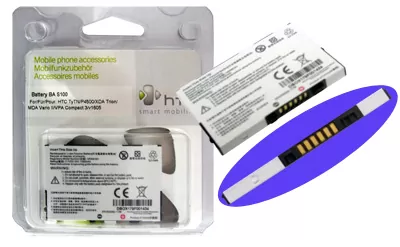 ΜΠΑΤΑΡΙΑ DBOX17670 HTC S100 TyNT 1350mAh PACKING OR - Image 2