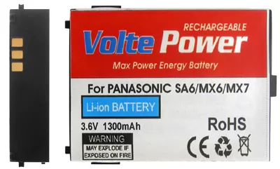 ΜΠΑΤΑΡΙΑ PANASONIC SA6 1300mAh Li-ion VoltePower - Image 2