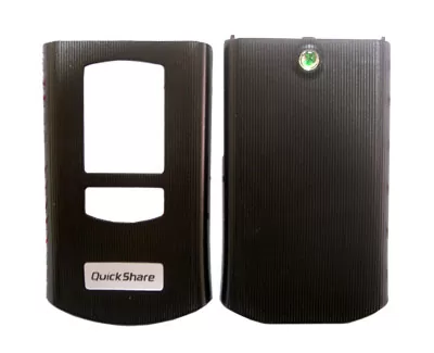 SONY ERICSSON V800 BLACK BACK-FRONT COVER - Image 2