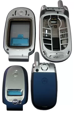 MOTOROLA V550 BLUE ΕΠΕΝΔΥΣΗ FULL SET - Image 2