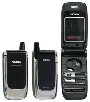 NOKIA 6060 BLACK -SILVER ΕΠΕΝΔΥΣΗ FULL SET  3P OR - Image 2