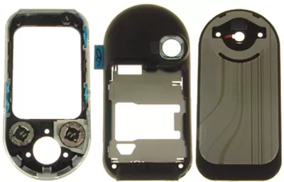 NOKIA 7370 BROWN-CREAM ΕΠΕΝΔΥΣΗ FULL SET 3 pcs ORIGINAL SERVICE PACK - Image 2