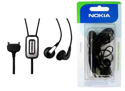 HANDS FREE STEREO NOKIA HS-31 N93/N73/N72 BLACK PACKING OR - Image 2