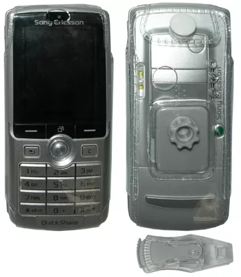 VOLTE-TEL ΘΗΚΗ SONY ERICSSON K750/K750i ΔΙΑΦΑΝΗ ΠΕΡΙΣΤΡΕΦΟΜΕΝΟ CLIP - Image 2