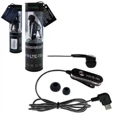 HANDS FREE HTC P3700 ROPE VOLTE-TEL VT607+VT014 ON/OFF 2pcs BLACK - Image 3