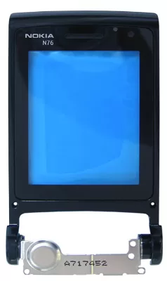 NOKIA N76 BLACK FRONT +(ΕΣΩΤΕΡΙΚΟ ΤΖΑΜΑΚΙ)  3P OR - Image 2