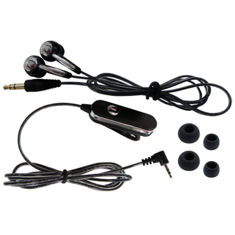 HANDS FREE NEC 400/410 ROPE VOLTE-TEL VT607+VT014 STEREO ON/OFF 2pcs BLACK - Image 2