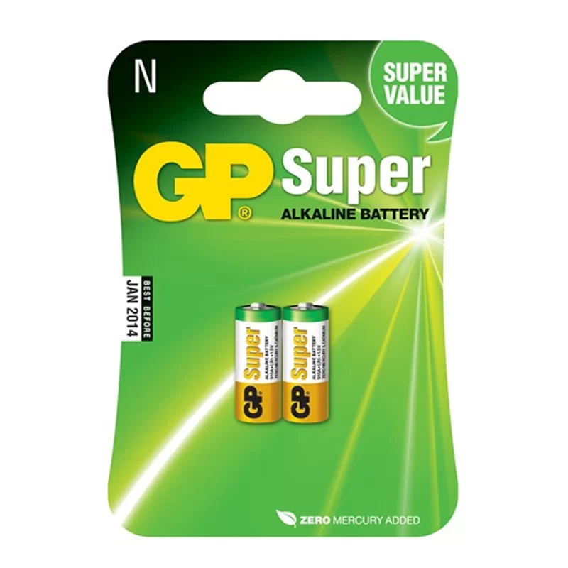GP ΜΠΑΤΑΡΙΕΣ ΑΛΚΑΛΙΚΕΣ LR1/LR01/N/E90/910A 1.5V SUPER MICRO ALKALINE 2/BLISTER - Image 2