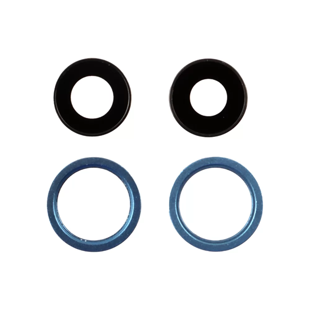 IPHONE 13/13 MINI CAMERA LENS + RINGS SET 2 PCS BLUE 3P OR