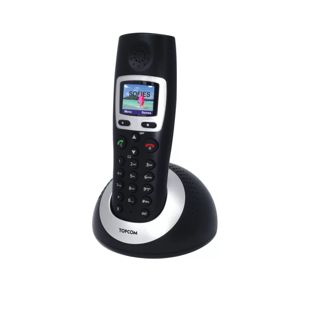 ΑΣΥΡΜΑΤΟ ΤΗΛΕΦΩΝΟ TOPCOM ORBIT SMS ΕΓΧΡΩΜΗ ΟΘΟΝΗ BLACK