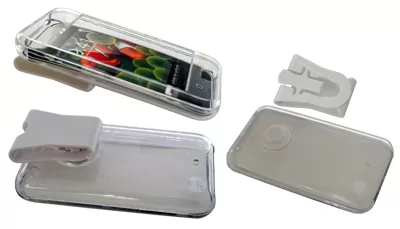 VOLTE-TEL CRYSTAL ΘΗΚΗ IPHONE 2G  ΔΙΑΦΑΝΗ ROTATING CLIP