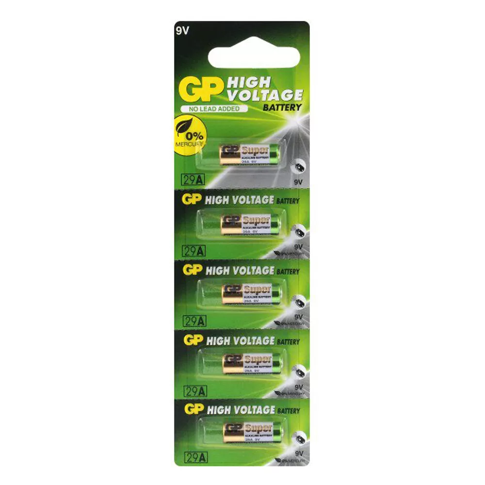 GP ΜΠΑΤΑΡΙΕΣ ΑΛΚΑΛΙΚΕΣ ΤΗΛΕΧΕΙΡΙΣΜΟΥ 29A/32A 9V ALKALINE 1 ΤΕΜ. 5/BLISTER