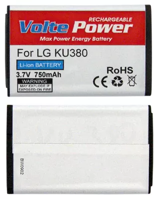ΜΠΑΤΑΡΙΑ LG KU380/KP100/CE110 750mAh Li-ion(LGIP-430A)VoltePower