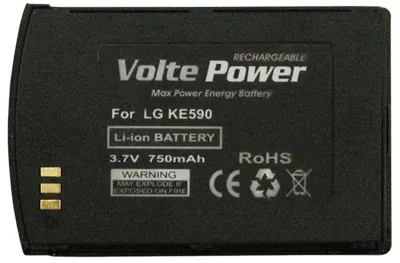 ΜΠΑΤΑΡΙΑ LG KE590 BLACK 750mAh Li-ion VoltePower