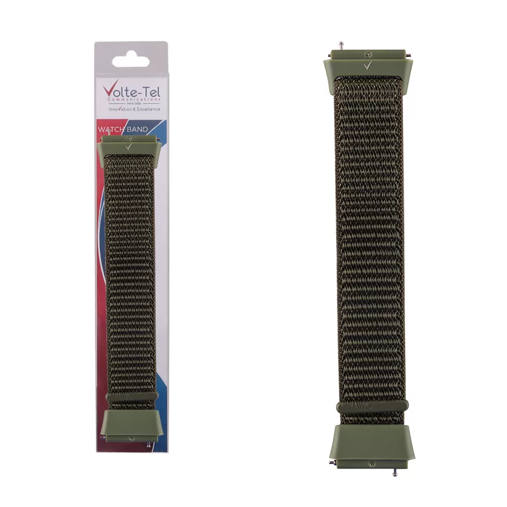 VOLTE-TEL VT147 ΛΟΥΡΑΚΙ ΡΟΛΟΓΙΟΥ XIAOMI REDMI WATCH 3 ACTIVE/WATCH 3 LITE/WATCH 3 YOUTH BRAIDED GREEN