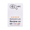GOOGLE REVIEW CARD WITH NFC BY VOLTE-TEL WHITE