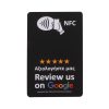 GOOGLE REVIEW CARD WITH NFC BY VOLTE-TEL BLACK