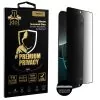 IDOL 1991 PREMIUM PRIVACY ANTISPY TEMPERED GLASS IPHONE 17 6.3in 9H 0.25mm SEMI CURVED FULL GLUE BLACK