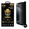 IDOL 1991 PRIVACY ANTISPY TEMPERED GLASS IPHONE 17 6.3in 9H 0.25mm SEMI CURVED FULL GLUE BLACK