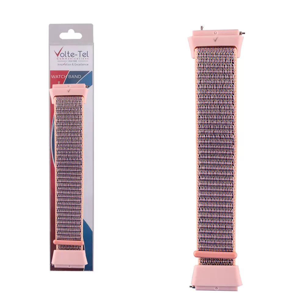VOLTE-TEL VT147 ΛΟΥΡΑΚΙ ΡΟΛΟΓΙΟΥ XIAOMI REDMI WATCH 3 ACTIVE/WATCH 3 LITE/WATCH 3 YOUTH BRAIDED PINK